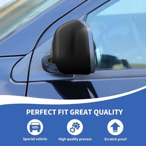 RAZPOY Rearview Mirror Cover Side Mirror Shell Trim Compatible with Dodge Journey 2009-2020, Black in Saudi Arabia