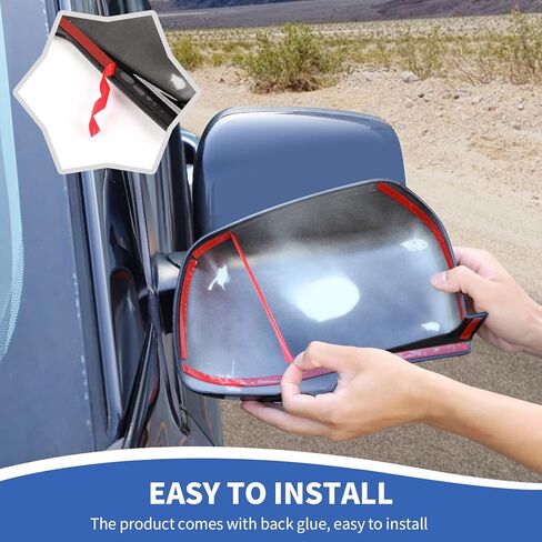 RAZPOY Rearview Mirror Cover Side Mirror Shell Trim Compatible with Dodge Journey 2009-2020, Black in Saudi Arabia