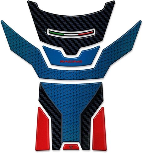 ملصقات ثلاثية الأبعاد للدراجة النارية من الراتنج متوافقة مع Aprilia RS 660 2025-2026 Blue Marlin. قبضة حماية لخزان الدراجة من الصدمات والخدوش. ملصق 3D الراتنج أداة موتو in Kuwait