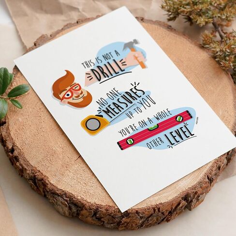 Funny Father's Day Card, Dad Joke Birthday Card for Him from Wife, Daughter, Son, Brother, Uncle, Great for any Father or Daddy in Saudi Arabia