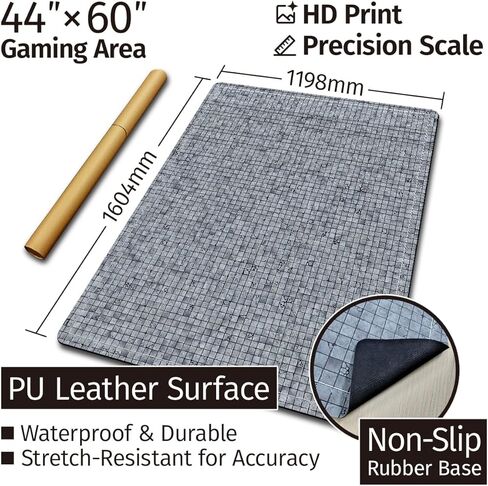 Jucoci Tabletop Wargaming Battlemat 44'' x 60'' (Dungeon) in Saudi Arabia