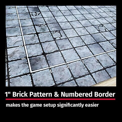 Jucoci Tabletop Wargaming Battlemat 44'' x 60'' (Dungeon) in Saudi Arabia