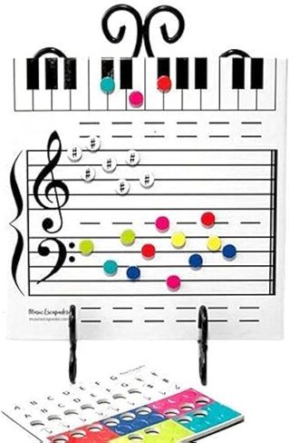 Magnetic Dry-Erase Board Note Reading Board for Piano Teacher & Music Classroom Gift in Saudi Arabia