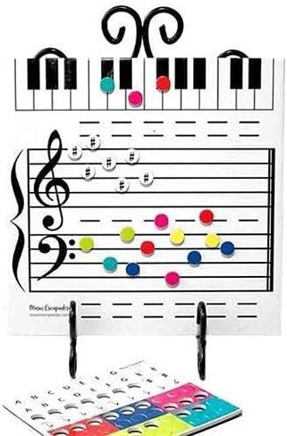 Magnetic Dry-Erase Board Note Reading Board for Piano Teacher & Music Classroom Gift in Saudi Arabia