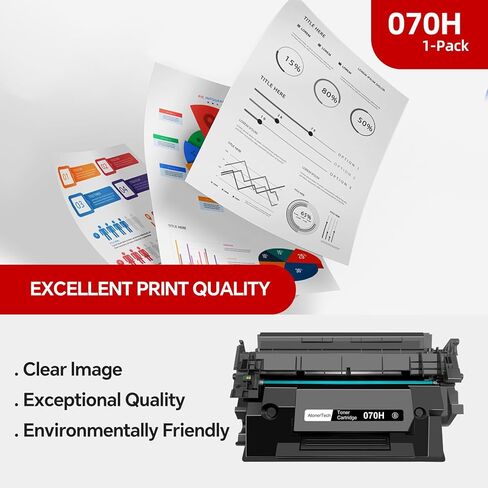 070H / 070 High Yield Toner Cartridge (4-Pack) Compatible Replacement for Canon 070H/070/CRG-070 Toner Cartridge with Canon imageCLASS MF465dw MF462dw LBP247dw LBP246dw Printers - High Capacity Ink in Saudi Arabia