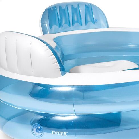Intex 56475EP Swim Center Family Lounge Inflatable Pool, 90" X 90" X 26", for Ages 3+ in Kuwait