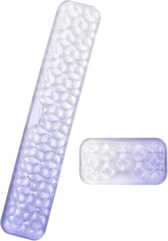 Gel Keyboard and Mouse Wrist Rest Set – Water Ripple Wrist Rest for Computer Keyboard 60%/68%/75%, Comfort & Support for Typing and Gaming (Blue Gradient) in Kuwait
