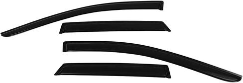 SCITOO Outside Mount Window Visor Deflector Rain Guard Dark Smoke, 4 Pcs Set Fit for 2007-2014 for Ford Edge in Kuwait