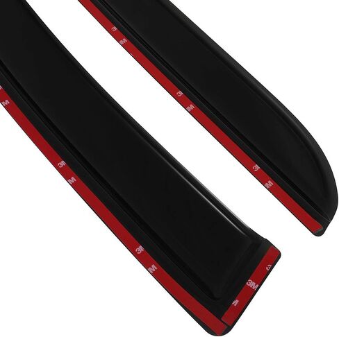 SCITOO Outside Mount Window Visor Deflector Rain Guard Dark Smoke, 4 Pcs Set Fit for 2007-2014 for Ford Edge in Kuwait