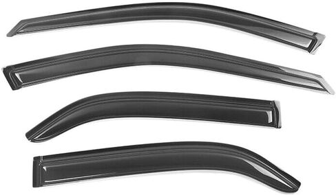 Window s Rain Sun Guard Vent 4pc Set Acrylic for Honda for Accord 1998-2002 Smoke/Tinted Slim Style 4CAR-WD-HA98 in Saudi Arabia