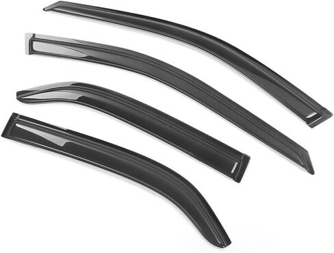 Window s Rain Sun Guard Vent 4pc Set Acrylic for Honda for Accord 1998-2002 Smoke/Tinted Slim Style 4CAR-WD-HA98 in Saudi Arabia
