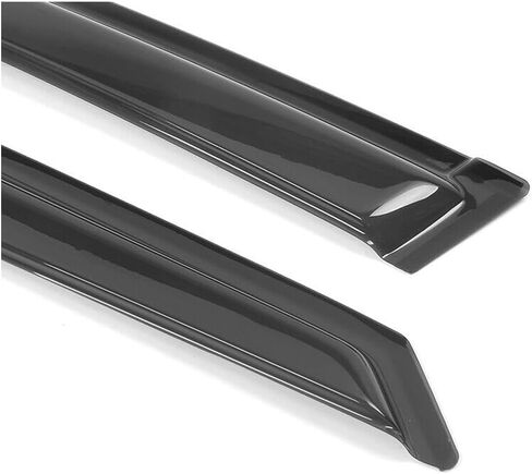 Window s Rain Sun Guard Vent 4pc Set Acrylic for Honda for Accord 1998-2002 Smoke/Tinted Slim Style 4CAR-WD-HA98 in Saudi Arabia