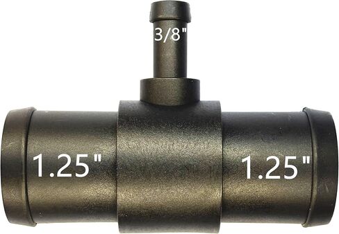 1.25" x 1.25" x 3/8",Radiator Coolant Hose 3-Way Connector,Heater T-Joint Diverter,Water Pipe Splitter Repair Kit for Chevrolet,GMC,Ford,Jeep,Ram,Dodge,Chrysler,MINI,Hyundai,Kia,Buick,Cadillac,Lincoln in Saudi Arabia