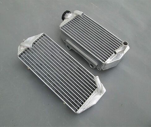 Alumimum Radiator + Silicone hose for Suzuki RMZ450 RMZ 450 2007 07 (Blue) in Saudi Arabia