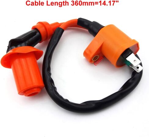 6 Poles Magneto Stator Racing Ignition Coil 6 Pins AC CDI Box A7TC Spark Plug for Chinese GY6 49cc 50cc Engine Moped Scooter in Saudi Arabia
