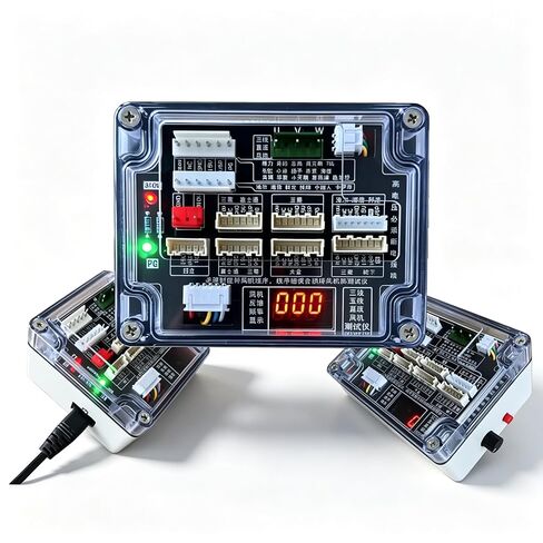 Universal ECM Motor Tester for HVAC – 3-Wire & 5-Wire DC Blower Motor Diagnostic Tool with Transparent Protective Case, Adjustable Speed & Frequency Display in Kuwait