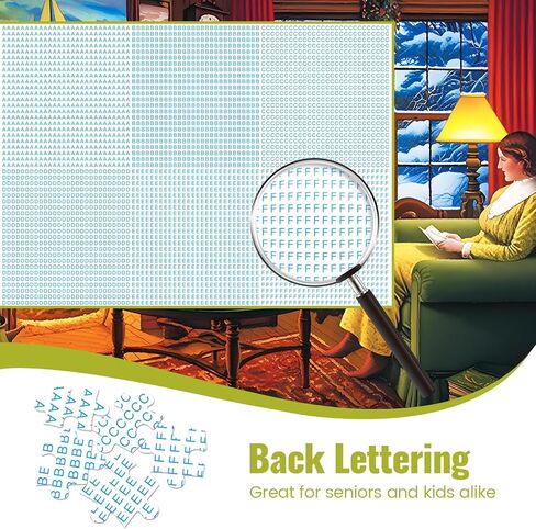 300 Piece Puzzles for Adult,Americana Cozy Interior Scene Puzzle for Adults Kids Seniors,Large Pieces Jigsaw Puzzle with Letters on Back,Interlock Perfectly No Dust,Challenging Family Games,20.5x15 in in Saudi Arabia