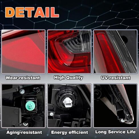 LED Tail Light Compatible with 2020 2021 2022 Honda CRV CR-V Replacement for HO2804122 33550-TLA-A21 Outer Taillight Rear Lamp Left Driver Side in Saudi Arabia