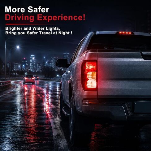 Right Passenger Side Halogen Type Outer Tail Light Lamp Compatible with Ford Ranger XL 2024 2025,Rear Tail Light Brake Lamp Assembly Replace N1WB-13402-FF,N1WB13402FF(R) in Kuwait
