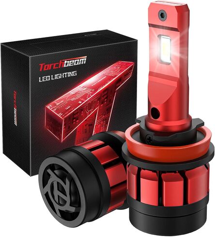 Torchbeam 2026 90 05 H 11 LED Bulbs, 128000LM Bright Upgrade, 6500K Cool White Light, 3-Min Easy Install,Durable Performance, Pack of 4 in Kuwait