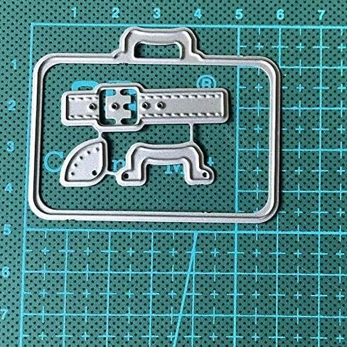 Suitcase Cutting Dies,DIY Scrapbooking Artist Metal Cutting Dies New 2019 Travel Scrapbooking Craft Dies Cut for Paper Card Making Embossing in Kuwait