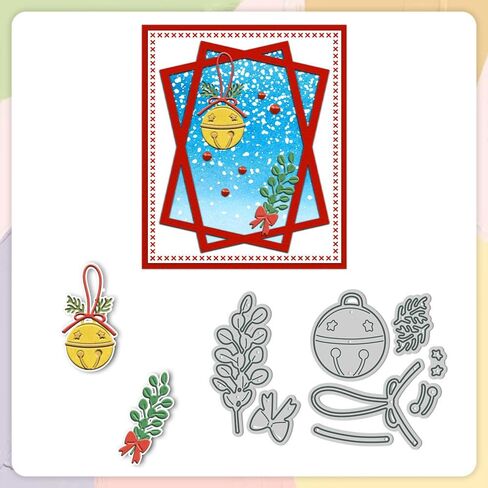عيد الميلاد يترك الكلمات HO HO HO Joy Die Cuts DIY الخياطة قطع معدنية يموت لصناعة البطاقات اليدوية الإستنسل المهرجانات سكرابوكينغ ألبوم ورقة كرافت قالب in Kuwait