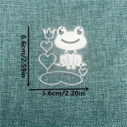 Frog-Themed Metal Die Cuts,Merry Christmas Squqre Frame Cutting Dies Cut Stencils DIY Scrapbooking Decorative Embossing Paper Party Wedding Card Making in Saudi Arabia