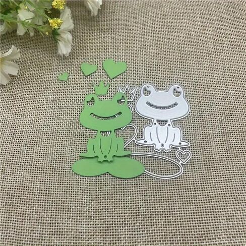 Frog-Themed Metal Die Cuts,Merry Christmas Squqre Frame Cutting Dies Cut Stencils DIY Scrapbooking Decorative Embossing Paper Party Wedding Card Making in Saudi Arabia