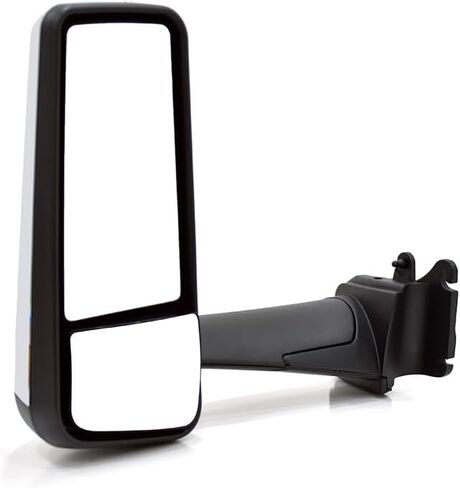 Chrome Door Mirror fit for New Peterbilt 579 2022+ Truck Power Heated Defrost Motorized Mirrors Driver Side（Left） in Kuwait
