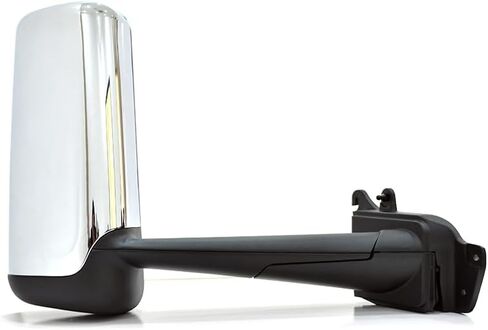 Chrome Door Mirror fit for New Peterbilt 579 2022+ Truck Power Heated Defrost Motorized Mirrors Driver Side（Left） in Kuwait