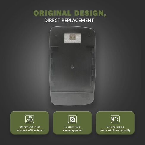 Left Outside Mirror Glass Compatible With Dodge Replacement for Freightliner Sprinter 2500 Sprinter 3500 Manual Replaces 5103542AA 5104440AA 02 03 04 05 06 2002 2003 2004 2005 2006 in Kuwait