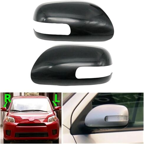Unpainted Car Wing Door Side Cap Rearview Mirror Cover Housing Lid Shell Compatible For Toyota SCION XD 2008 2009 2010 2011 2012 2013 2014(L and R) in Kuwait