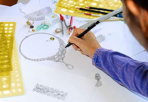 Traceease Stone Shapes Jewelry Templates Multiple Shape Drafting Tools Jewellery Designing Gemstone Stencils in Saudi Arabia