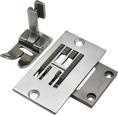 1SET 541936+541647+541566 Needle Plate/Feed Dog/Presser Foot Fit for Singer 20U11, 20U13, 20U31 Zig ZAG Sewing Machine Parts in Kuwait
