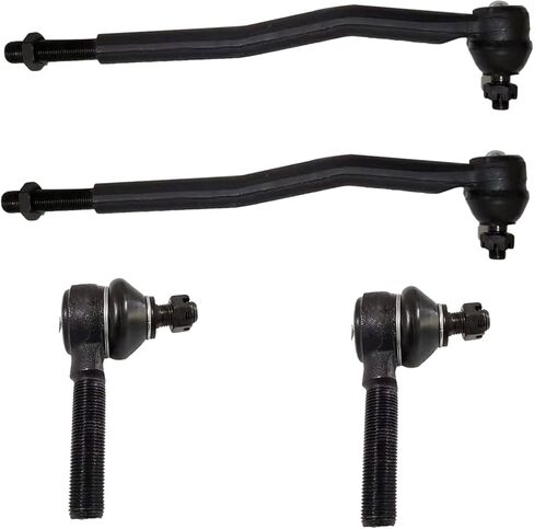 ES80895 EV800529 Front Outer Tie Rods and Inner Tie Rod Ends for Toyota Tacoma 2005-2014 Pre Runner RWD & 2005-2015 Base 4WD & 2015 TRD Pro 4WD & 2015 Pre Runner & 2016-2023, Tie Rod End Kit-4pc in Saudi Arabia