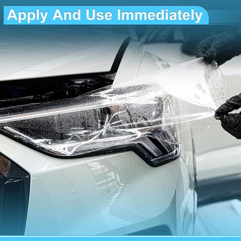 كامل العلوي رئيس ضوء طقم تينت لهوندا CR-V 2023-2026 بولي TPU قبل قطع الفينيل تراكب تينت عدة شفافة 1 Set in Kuwait
