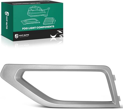 YHTAUTO Fog Light Trim Fits Volkswagen Atlas 2018-2020 Model without R-Line Package Front Bumper Fog Light Bezel Trim Left Driver Side in Kuwait