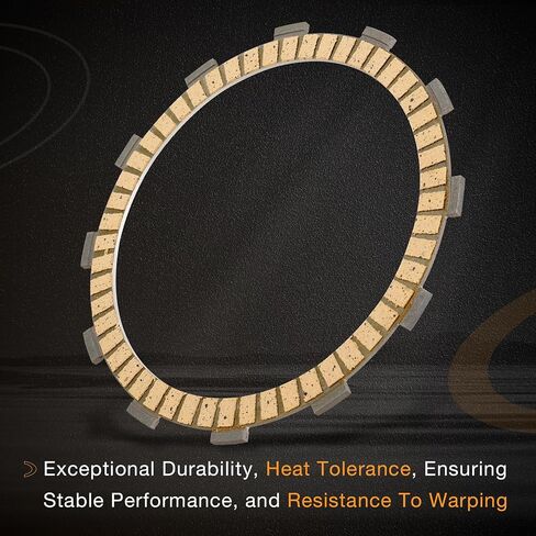 19PCS Twin Cam Extra Clutch Friction Plate Steel Disc Kit Compatible with 1998-2017 Harley Softail Touring Dyna Trike Twin Cam Models, 1998-1999 Evolution 1340 Replace#- 37980-10, 307-30-10013 in Kuwait