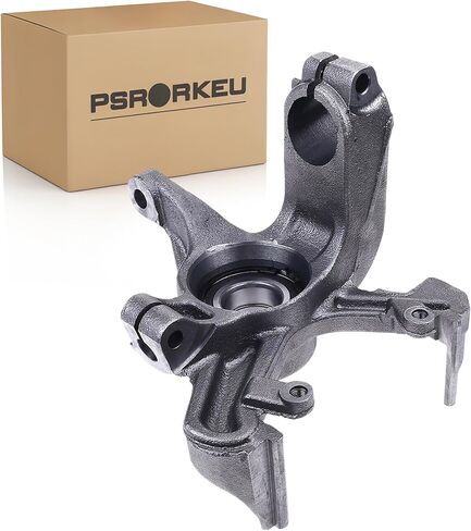 Front Left Driver Side Steering Knuckle Compatible with 2000-2004 Ford Focus 2.0L 2.3L - Replaces 698-223 2M5Z3K186AB YS4Z3K186CB Wheel Spindle Hub Assembly in Kuwait