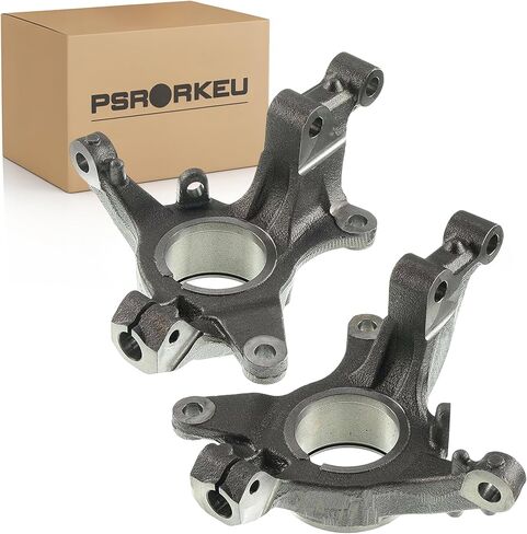 Front Left Driver Side Steering Knuckle Compatible with 2000-2004 Ford Focus 2.0L 2.3L - Replaces 698-223 2M5Z3K186AB YS4Z3K186CB Wheel Spindle Hub Assembly in Kuwait
