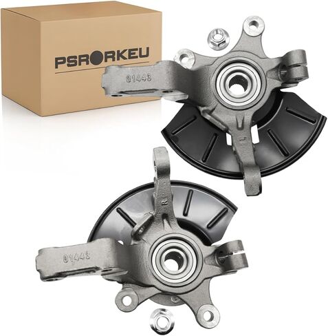 Front Left Driver Side Steering Knuckle Compatible with 2000-2004 Ford Focus 2.0L 2.3L - Replaces 698-223 2M5Z3K186AB YS4Z3K186CB Wheel Spindle Hub Assembly in Kuwait