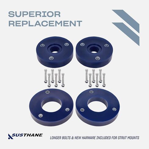 AUTOACER 4pc Front & Rear Spacers 1.2" / 30mm Leveling Lift Kit in PU for DISCOVERY III / LR3 (L319) 2005-2009, DISCOVERY IV / LR4 (L319) 2010-2016 & Range Rover Sport (L320) 2005-2013 in Saudi Arabia