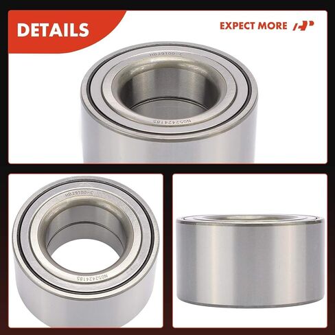 A-Premium 2 x Front Wheel Bearing Compatible with Hyundai Elantra 1996-2000, Accent 2000-2017, Tiburon 1997-2001 & Kia Rio/Rio5 2006-2011, FWD in Kuwait