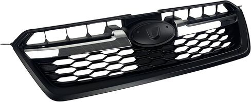 PartsFlow Grille For 2012 2013 2014 Subaru Impreza Silver Shell & Black Insert Plastic 91122FJ010 in Kuwait