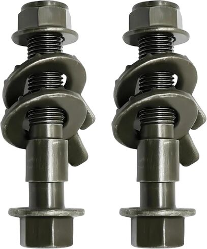 2pcs 14mm Adjustable Camber Bolts Kit Heavy Duty Steel4 Wheel Alignment Correction Cam Bolt for Car Vehicle Front Left & Right Wheels for Buick Chevrolet for Honda for Nissan for Dodge for Jeep 81260 in Saudi Arabia