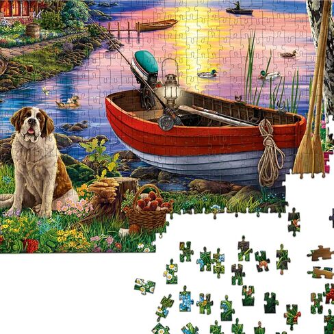 Puzzles for Adults 1000 Pieces - Weekend Retreat Artwork Jigsaw Puzzles 1000 Pieces - Challenging Jigsaw Puzzles for Game Nights, Vibrant Colors & Premium Quality in Saudi Arabia