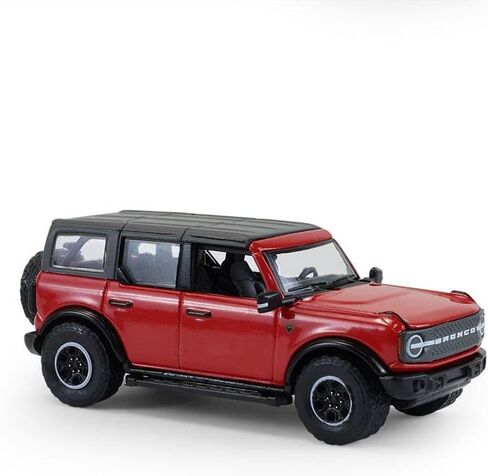 Truck 1/64 2024 Bronco 4-Door Badlands, Hot Pepper Red Showroom Floor 7 68070-C in Kuwait