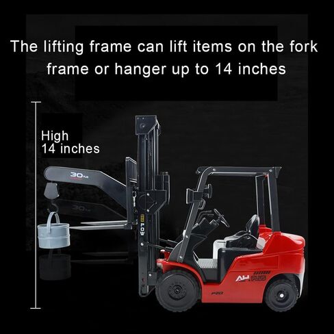 Remote Control Forklift 1/8 Scale RC Forklift with Forklift Parts, 2.4Ghz RC Construction Engineering Forklift Toy Warehouse Truck Vehicle 11 Channel Toy Forklift with Lights (2 Batteries) in Saudi Arabia