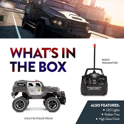 World Tech Toys S.W.A.T. Truck 1: 14 RTR Electric RC Monster Truck in Saudi Arabia
