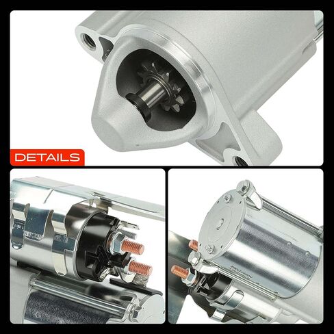 محرك A-Premium Starter متوافق مع Jeep KK Series Liberty 2008-2009 & Dodge Nitro 2007-2009، 3.7 لتر، 12 فولت 1.4 كيلو وات 10 أسنان في اتجاه عقارب الساعة، استبدال # 4801292AB، 4801292AC in Saudi Arabia